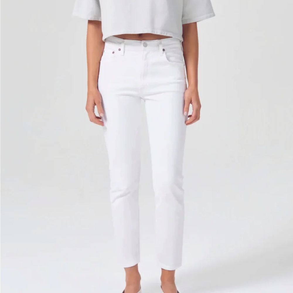 NWT Agolde Willow Mid-rise Slim Crop